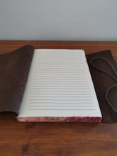 Marbled Journal With Lines & Flap - Suricat Journals